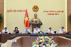 Chủ tịch Quốc hội Trần Thanh Mẫn phát biểu. (Ảnh: Doãn Tấn/TTXVN)