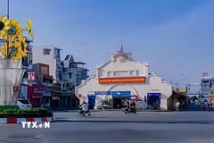Trung tâm phường Thủ Đức, Thành phố Hồ Chí Minh. (Ảnh: Hữu Duyên/TTXVN)