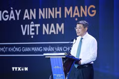 Thủ tướng Lê Minh Hưng, Trưởng ban Chỉ đạo An ninh mạng quốc gia phát động hưởng ứng Ngày An ninh mạng Việt Nam (6/8) với thông điệp “Vì một không gian mạng nhân văn cho mỗi người". (Ảnh: Dương Giang/TTXVN)