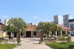 Quang cảnh đình làng Đức Thắng, phường Phan Thiết, tỉnh Lâm Đồng nơi thờ các bậc tiền hiền có công lập đất. (Ảnh: Hồng Hiếu/TTXVN)