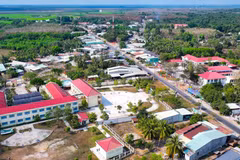 Xã Hòa Hội, tỉnh Tây Ninh, địa bàn biên giới Tây Nam, từng bước đổi thay với hệ thống hạ tầng được đầu tư đồng bộ, tạo nền tảng cho phát triển kinh tế-xã hội gắn với giữ vững quốc phòng, an ninh. (Ảnh: Minh Phú/TTXVN)