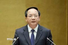 Đồng chí Trịnh Văn Quyết, Uỷ viên Bộ Chính trị, Bí thư Trung ương Đảng, Trưởng Ban Tuyên giáo và Dân vận Trung ương quán triệt nội dung trọng tâm của Nghị quyết số 80-NQ/TW của Bộ Chính trị về phát triển văn hóa Việt Nam. (Ảnh: Phương Hoa/TTXVN)