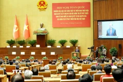 Tổng Bí thư Tô Lâm phát biểu chỉ đạo hội nghị. (Ảnh: Phương Hoa/TTXVN)