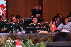 Đại tướng Phan Văn Giang, Bộ trưởng Quốc phòng Việt Nam tại Hội nghị ADMM-19 . (Ảnh: TTXVN phát)