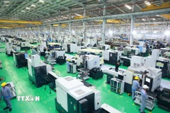 Một trạm sạc xe điện tại Hà Nội. (Ảnh: Xuân Quảng/Vietnam+)