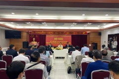 Toàn cảnh Hội nghị Hội Luật gia đóng góp hoàn thiện các dự thảo văn kiện trình Đại hội XIV của Đảng. (Nguồn: Báo Chính phủ)