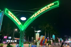 Quy hoạch nhiều không gian thoáng cho hoạt động đi bộ ở Ninh Kiều. (Ảnh: Ánh Tuyết/TTXVN)