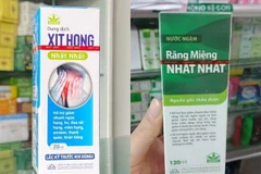 Hai trong số các sản phẩm bị vi phạm về hành vi đưa thông tin gây nhầm lẫn của Công ty TNHH Nhất Nhất.