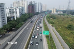 Cao tốc Pháp Vân-Cầu Giẽ. (Ảnh: Quốc Khánh/TTXVN)