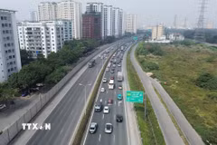 Cao tốc Pháp Vân-Cầu Giẽ. (Ảnh: Quốc Khánh/TTXVN)