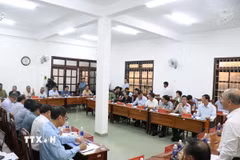 Quang cảnh buổi đối thoại. (Ảnh: Tuấn Anh/ TTXVN)