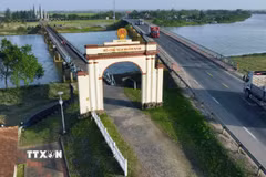 Di tích Lịch sử Quốc gia Đặc biệt “Đôi bờ Hiền Lương - Bến Hải”. (Ảnh: Vũ Sinh/ TTXVN)