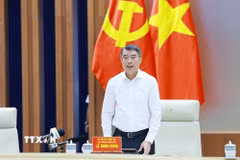 Thủ tướng Lê Minh Hưng làm Trưởng Ban Chỉ đạo quốc gia khắc phục hậu quả bom mìn và chất độc hóa học sau chiến tranh ở Việt Nam. (Ảnh: Dương Giang/TTXVN)