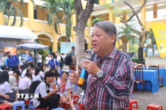 Thạc sỹ Trần Anh Tuấn, Phó Chủ tịch Hội Giáo dục Nghề nghiệp Thành phố Hồ Chí Minh cho rằng yêu cầu "xác lập mô hình phát triển dựa vào năng suất, tri thức, công nghệ và con người" không chỉ là một định hướng phát triển kinh tế mà còn là bước chuyển quan trọng trong tư duy quản trị quốc gia. (Ảnh: Thanh Vũ/TTXVN)