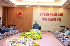 Quang cảnh buổi làm việc. (Ảnh: Tường Vi/TTXVN)
