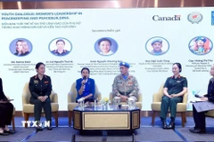 Các đại biểu thảo luận tại diễn đàn. (Ảnh: Tuấn Anh/TTXVN)