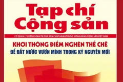 Ấn phẩm đặc biệt “Khơi thông điểm nghẽn thể chế để đất nước vươn mình” của Tạp chí Cộng sản. (Nguồn: Tạp chí Cộng sản)