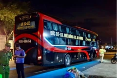 Hiện trường vụ tai nạn.