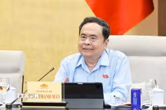 Chủ tịch Quốc hội Trần Thanh Mẫn phát biểu. (Ảnh: Doãn Tấn/TTXVN)