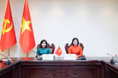 Đoàn Việt Nam tham gia Phiên họp tham vấn lần thứ năm của Ủy ban điều phối Nữ nghị sỹ Hội đồng Liên nghị viện các quốc gia ASEAN (WAIPA). (Nguồn: Cổng Thông tin Điện tử Quốc hội)
