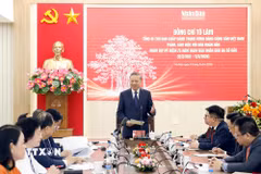 Tổng Bí thư Tô Lâm phát biểu chỉ đạo. (Ảnh: Thống Nhất/ TTXVN)