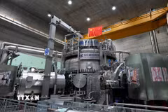 Lò Tokamak siêu dẫn tiên tiến thử nghiệm (EAST) tại Hợp Phì, tỉnh An Huy, Trung Quốc, ngày 15/1/2025. (Ảnh: THX/TTXVN)