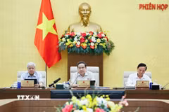 Chủ tịch Quốc hội Trần Thanh Mẫn phát biểu. (Ảnh: Doãn Tấn/TTXVN)