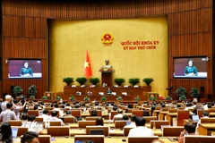 Quang cảnh phiên họp Quốc hội khóa XV, sáng 12/6/2025. (Nguồn: TTXVN)