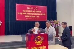 Nhiều địa phương tại tỉnh Quảng Trị đạt tỷ lệ 100% cử tri đi bầu cử 