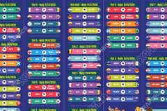 Lịch thi đấu vòng bảng giải bóng đá World Cup 2026 