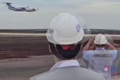 Chuyến bay hiệu chuẩn đầu tiên tiếp cận sân bay Long Thành