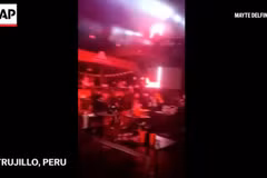Nổ hộp đêm ở Peru. (Nguồn: AP)