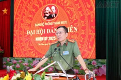 Đại tá Vũ Thành Thức được phân công phụ trách Công an thành phố Cần Thơ. (Nguồn: Báo Cần Thơ)