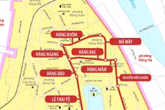 11 tuyến phố phường Hoàn Kiếm được đề xuất thí điểm cấm xe máy xăng từ 1/7/2026 
