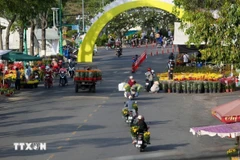 Một góc thành phố Tây Ninh. (Nguồn: TTXVN)