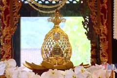 Xá lợi Đức Phật an vị tại Cung Trúc Lâm Yên Tử