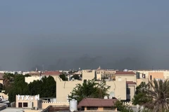 Khói bốc lên sau cuộc không kích của Israel tại Doha, Qatar ngày 9/9/2025. (Ảnh: AA/TTXVN)