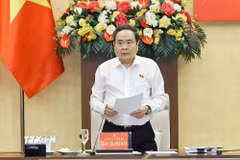 Chủ tịch Quốc hội Trần Thanh Mẫn phát biểu. (Ảnh: Doãn Tấn/TTXVN)