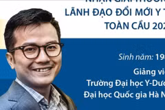 Giải thưởng Lãnh đạo đổi mới y tế toàn cầu tôn vinh Giáo sư Trần Xuân Bách
