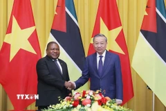 Tổng Bí thư, Chủ tịch nước Tô Lâm và Tổng thống Mozambique Filipe Jacinto Nyusi trước khi tiến hành hội đàm tháng 9/2024. (Ảnh: Lâm Khánh/ TTXVN)