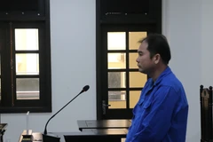 Bị cáo Liên Việt Triều tại phiên tòa. (Ảnh: Tuấn Kiệt/TTXVN)