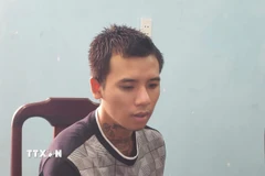 Đối tượng Nguyễn Hoàng Huy. (Ảnh: TTXVN phát)