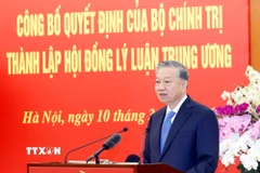 Tổng Bí thư Tô Lâm phát biểu chỉ đạo. (Ảnh: Thống Nhất/TTXVN)