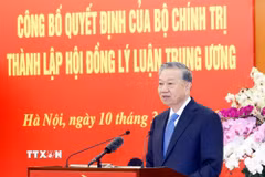 Tổng Bí thư Tô Lâm phát biểu chỉ đạo. (Ảnh: Thống Nhất/TTXVN)