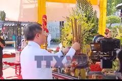 Thủ tướng dự lễ viếng, truy điệu và an táng liệt sỹ tại Nghĩa trang liệt sỹ quốc gia Đường 9