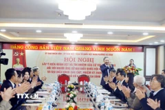 Tổng Bí thư Tô Lâm tại Hội nghị lấy ý kiến cử tri nơi cư trú với người ứng cử đại biểu Quốc hội khóa XVI. (Ảnh: Thống Nhất/TTXVN)