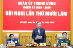 Tổng Bí thư Tô Lâm phát biểu. (Ảnh: Thống Nhất/TTXVN)