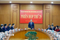 Tổng Bí thư Tô Lâm phát biểu. (Ảnh: Thống Nhất/TTXVN)