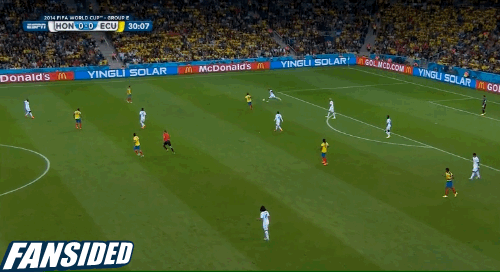 Ảnh động bàn thắng đi vào lịch sử của đội tuyển Honduras ảnh 2