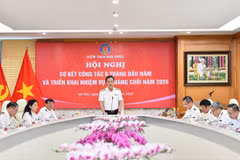 Tổng Kiểm toán Nhà nước Nguyễn Hữu Nghĩa chủ trì Hội nghị.(Ảnh: Vietnam+)